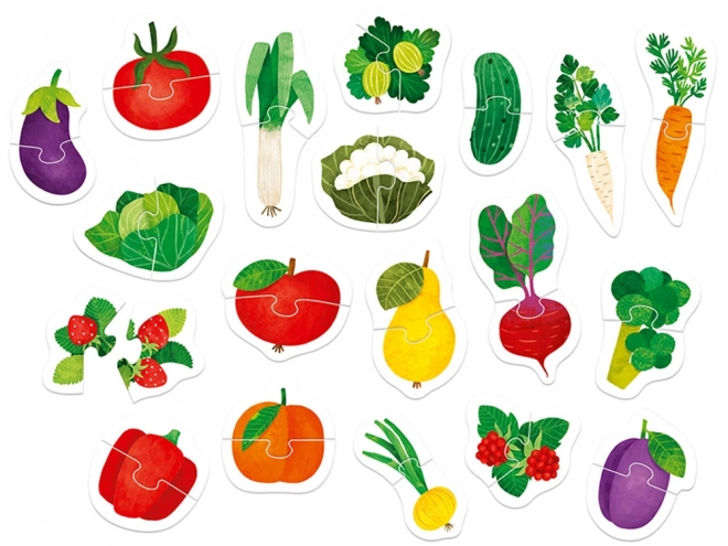 Puzzles par paires - Fruits et légumes