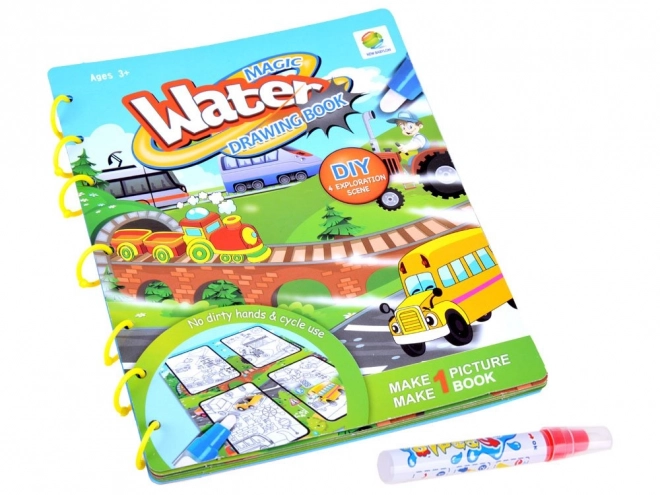 Creatieve waterkleurplaat voor kinderen – A