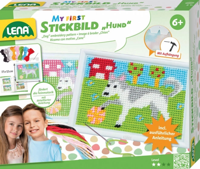 Lena Erste Stickerei-Set Hund