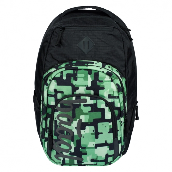 BAAGL 3 SET Coolmate Green: rugzak, etui, zak