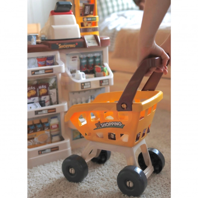 Supermarché avec chariot et accessoires Woopie