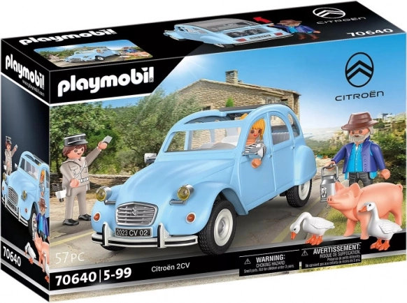 Playmobil Citroën 2CV – iconic retro car with figures and accessories