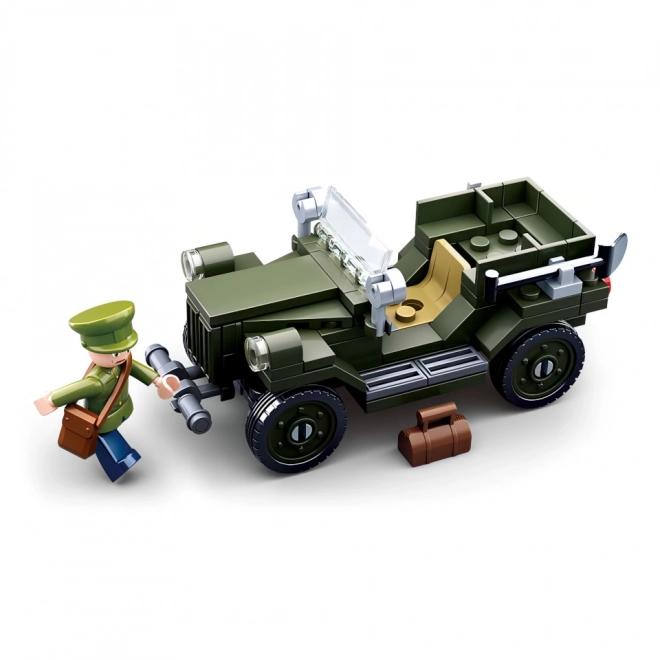Baukasten Militärjeep Sluban GAZ 67