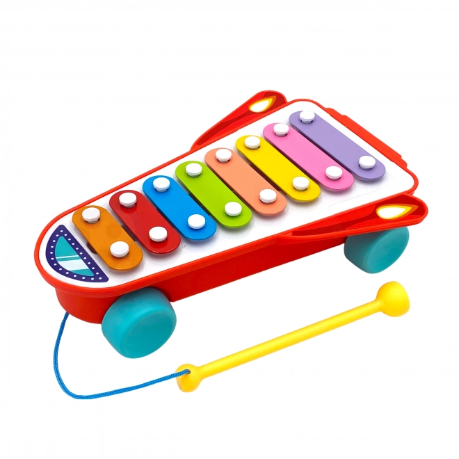 WOOPIE Children's Xylophone Cosmic Rocket Red 18m+