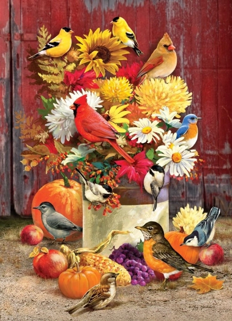 Puzzle COBBLE HILL herfstboeket 1000 stukjes