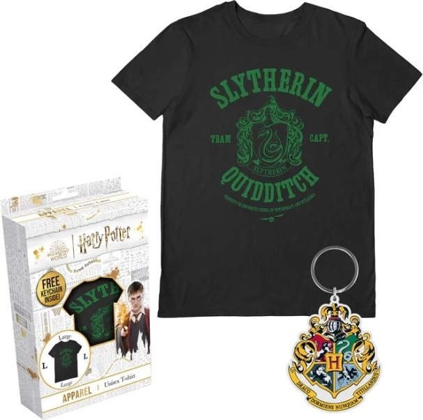 T-shirt Harry Potter Slytherin in gift box