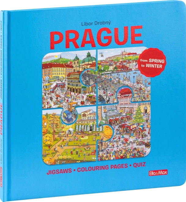 Guide to Prague: Puzzles, Coloring Books and Quizzes for Kids