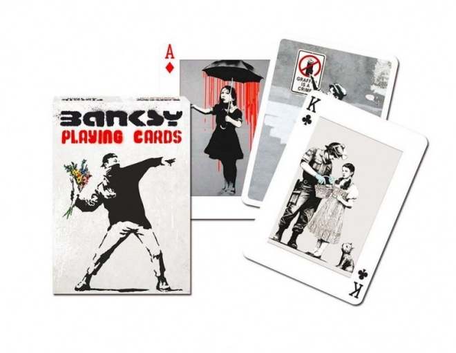 Spielkarten mit Banksy-Motiven von Piatnik