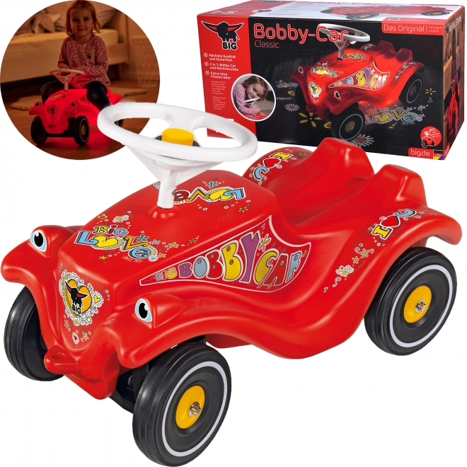 BIG Bobby Car klassischer Rutscher mit Hupe und Lichteffekten
