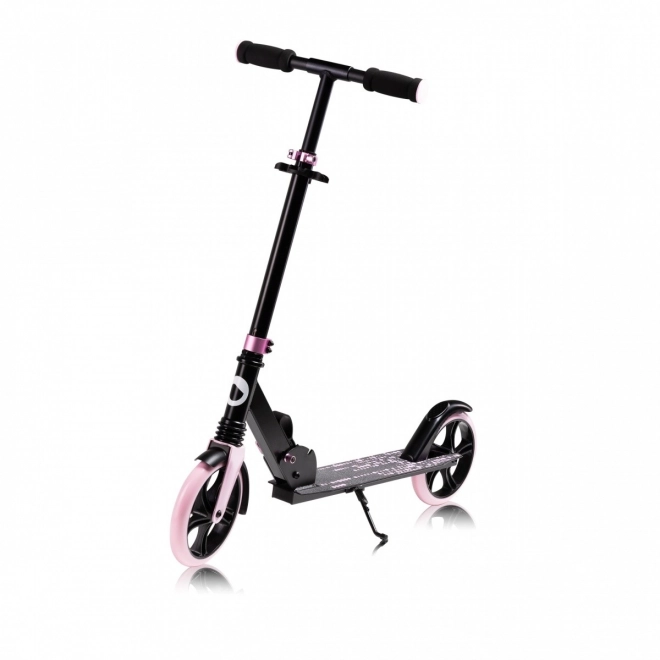 Opvouwbare step Lionelo Luca zwart met roze accenten