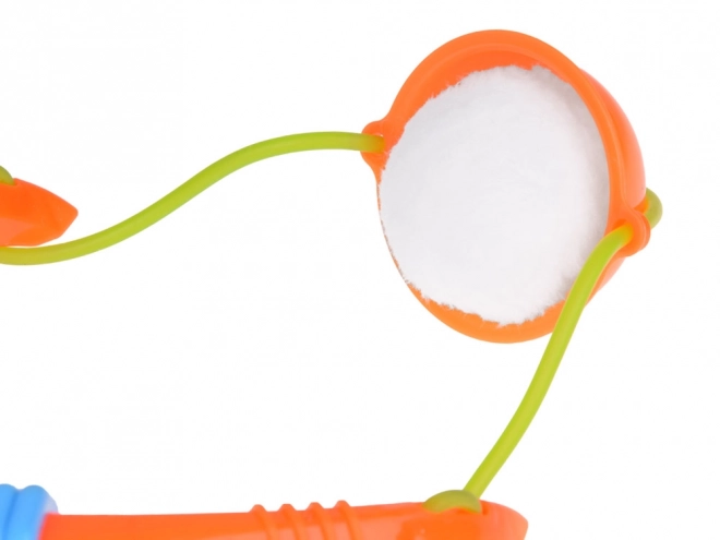 Kinder katapult speelgoed met drie zachte ballen