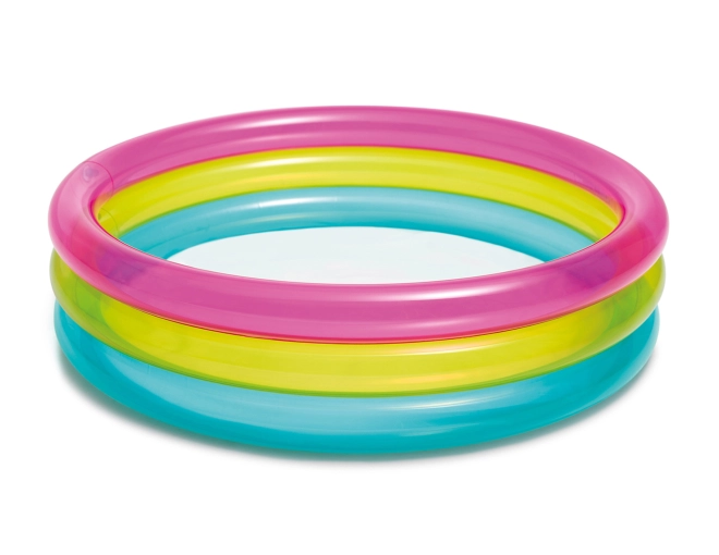 Cheerful rainbow design kids love