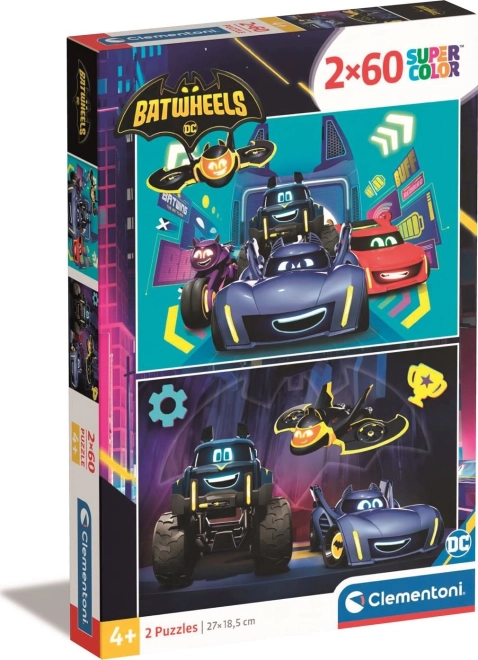 Puzzle Batwheels 2x60 pièces