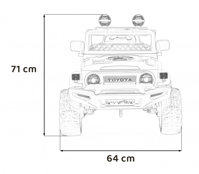 Toyota FJ Cruiser voor kinderen – Zwart