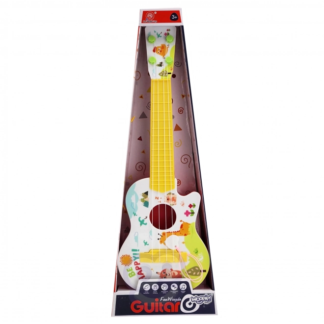 Akoestische kinder gitaar WOOPIE rood