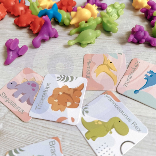 WOOPIE Educatieve Set Wetenschap Rekenen Montessori Dino Puzzel 95 stuks