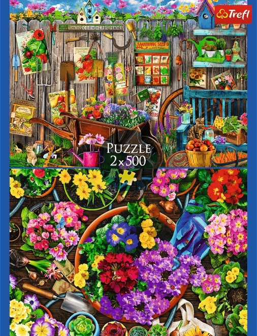 Gardening Puzzle Set by Trefl