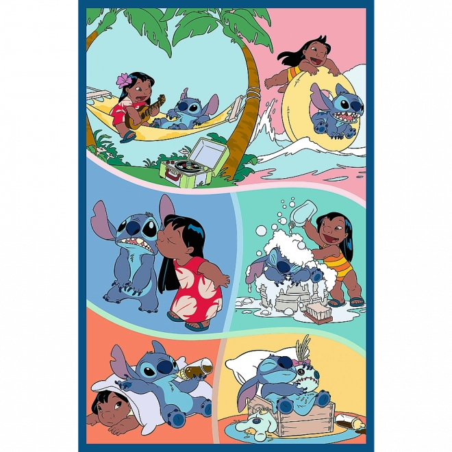 Puzzel Lilo & Stitch: Drie Puzzels in Eén - Stitch 3x80 Stukken