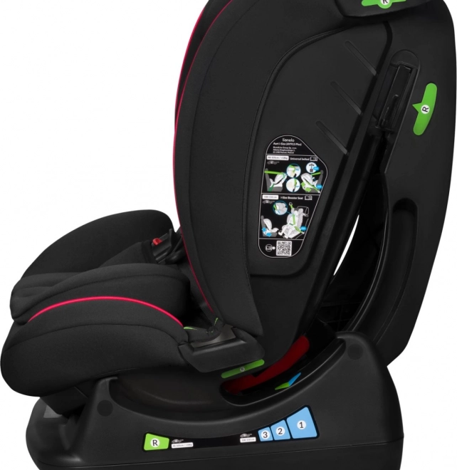 Kindersitz Lionelo Aart i-Size schwarz rot 40-150 cm