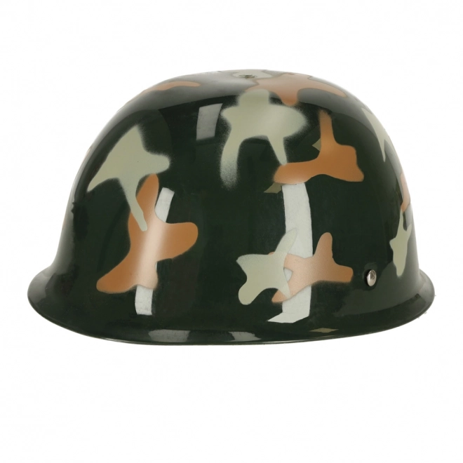 Carnavalskostuum helm soldaat 3-8 jaar