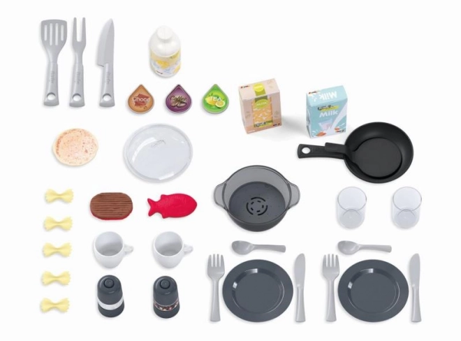 Smoby Mini Tefal Studio Küche Bubble XL mit 34 Zubehörteilen