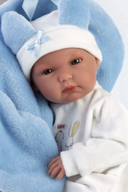 Llorens New Born - realistic baby boy 35 cm