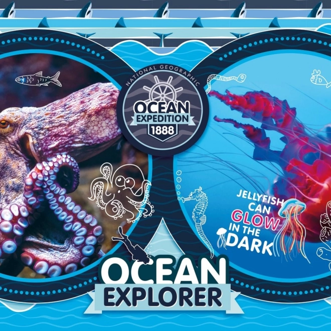 Puzzle National Geographic: Oceän-expeditie 180 stukjes
