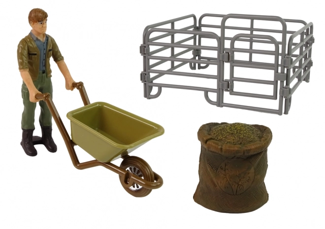 Großes Set von Tierfiguren auf dem Bauernhof
