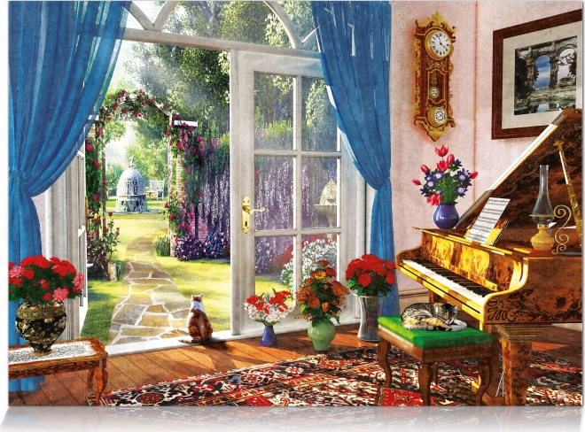 Puzzle Vue depuis la porte de la chambre 1000 pièces