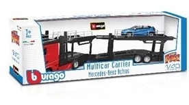 Metalen model Mercedes-Benz Actros Transporter