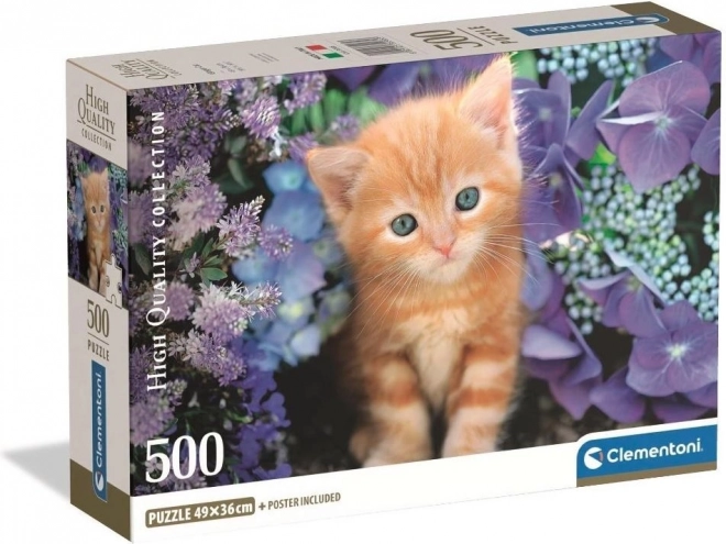 Puzzle Chaton Roux 500 Pièces