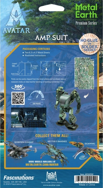 METAL EARTH 3D puzzel Premium Serie: Avatar AMP Suit