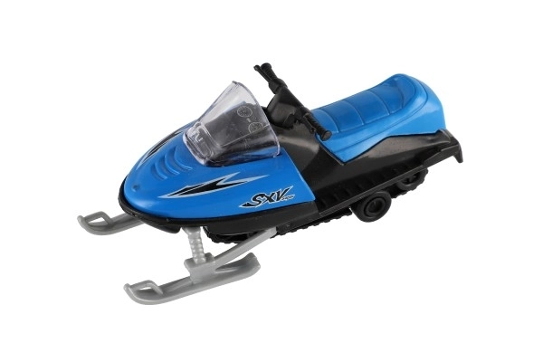 Toy snow scooter metal/plastic 13 cm, wind-up, 6 colors