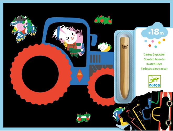Scratch-off Cars for the Youngest by Djeco