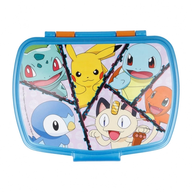 Lunchbox Pokémon oranje-blauw