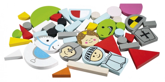 Magnetische puzzel - Ridders