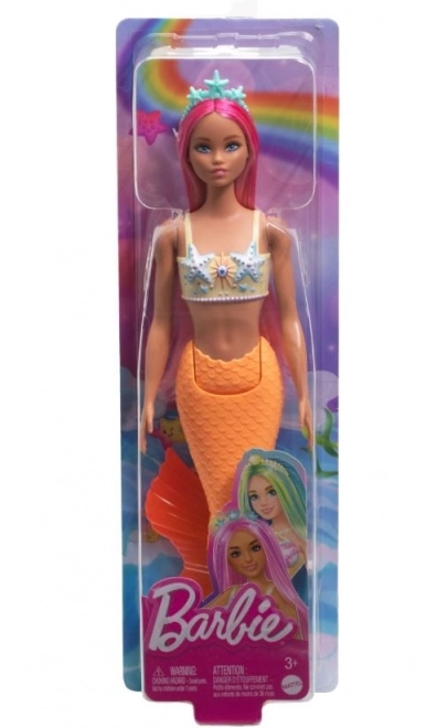 Barbie Zeemeerminpop met Oranje Staart