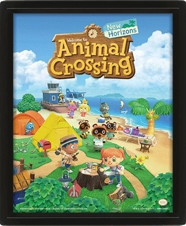3D Picture Animal Crossing with Lenticular Print