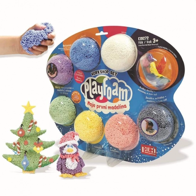 PlayFoam® Modeline/Plastiline kralen met accessoires 7 kleuren
