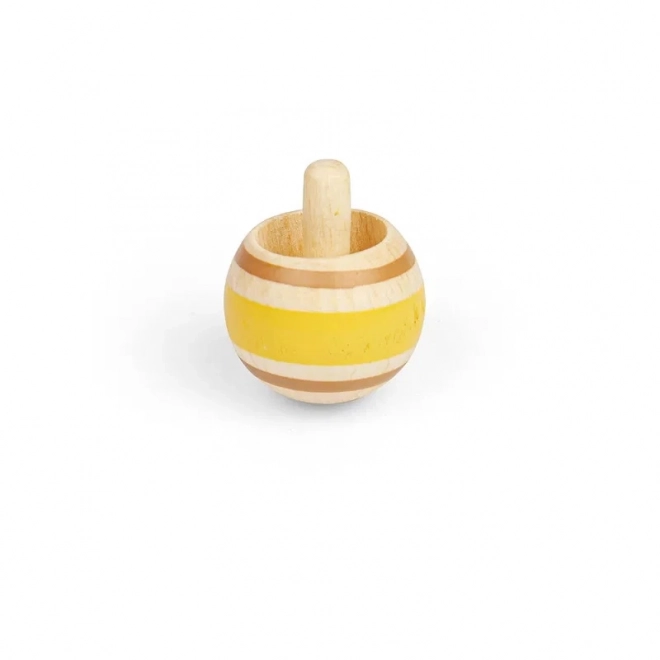Kleurrijke houten tol