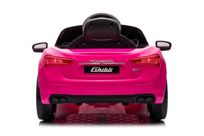 Accu auto Maserati Ghibli roze