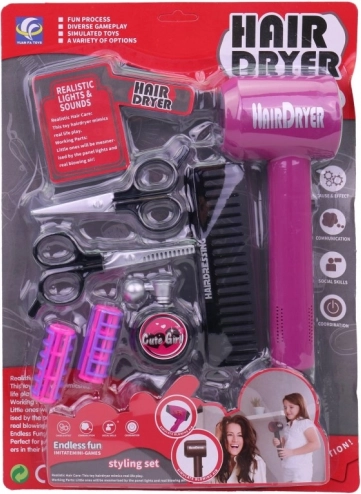 Coffret de coiffeuse pour enfants