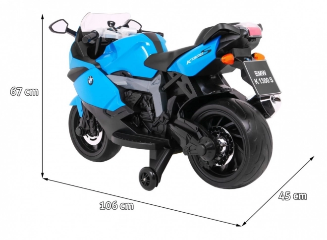 Kinder elektrische motorfiets BMW K1300 S blauw