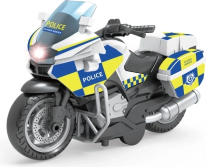Police Motorcycle with Pull Back Function