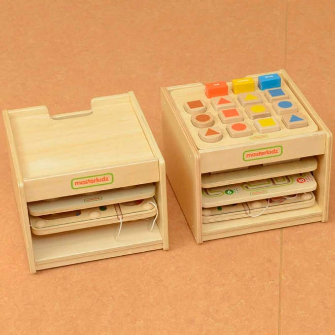 Hölzerner Schrank für Tafeln Masterkidz