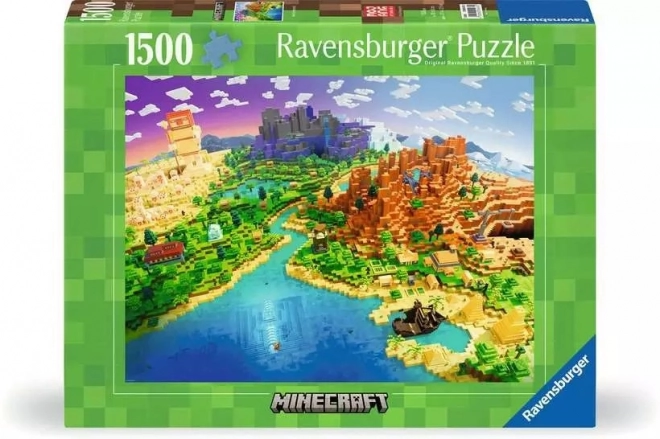 Puzzle 1500 pieces Minecraft World
