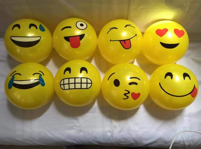 Rubber Ball with Smile 22 cm