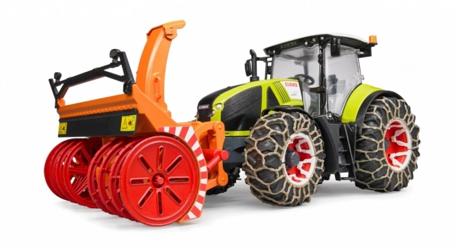 Bruder Traktor Class Axion 950 met sneeuwfrees