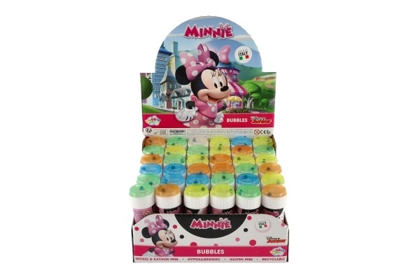 Bellenblaas Minnie 60ml 11,5cm 4 kleuren 36 stuks in doos