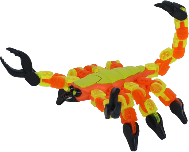 Klixx Creaturez Scorpion – flexible clicker for creative play